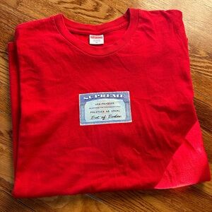 Supreme Social Security Shirt